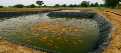 HDPE-Lined Fish Ponds – Elevating Aquaculture Efficiency